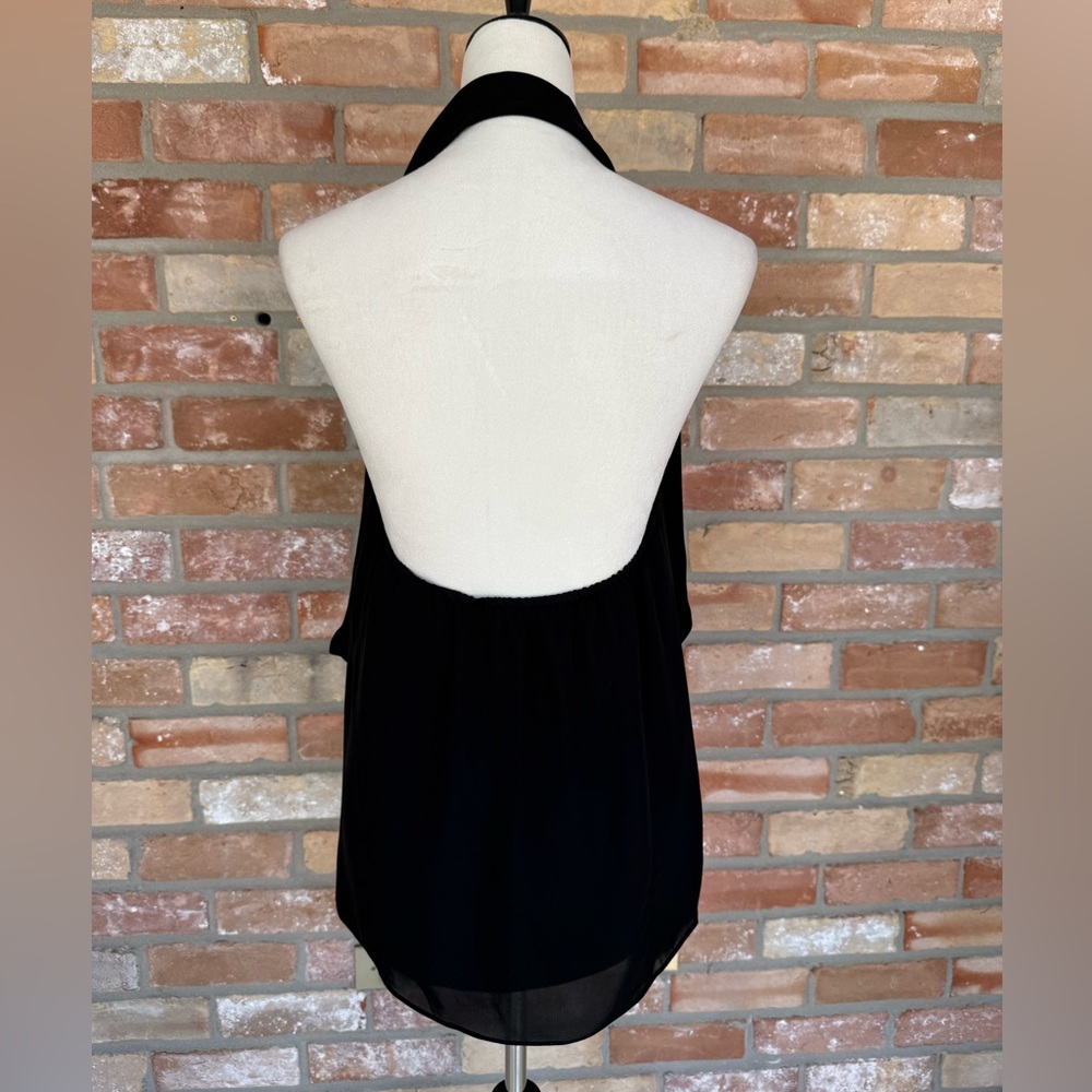 Haute Hippie Black Halter Tank Top - Picture 4 of 8